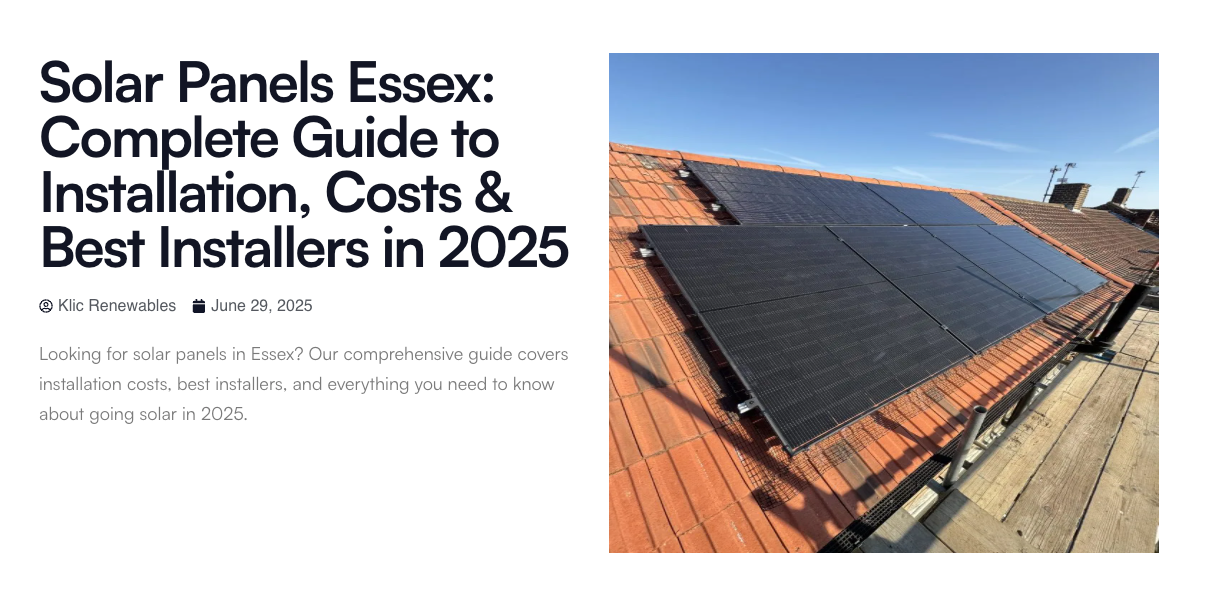 KLIC Renewables blog